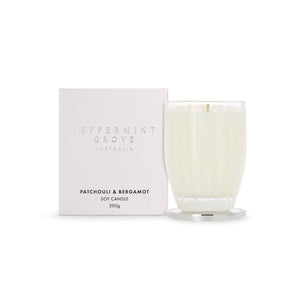 Peppermint Grove Patchouli & Bergamot Candle (200gm)