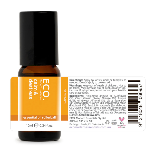 Eco Modern Essentials – Calm & Destress Roller-10ml | 0.34 fl oz