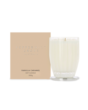 Peppermint Grove Vanilla Caramel candle (200gm)